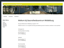 Tablet Screenshot of gezondheidscentrummiddelburg.nl